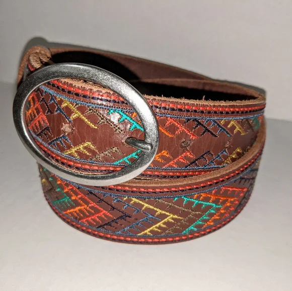 Lucky Brand | Accessories | Lucky Brand Embroidered Leather  display picture 3
